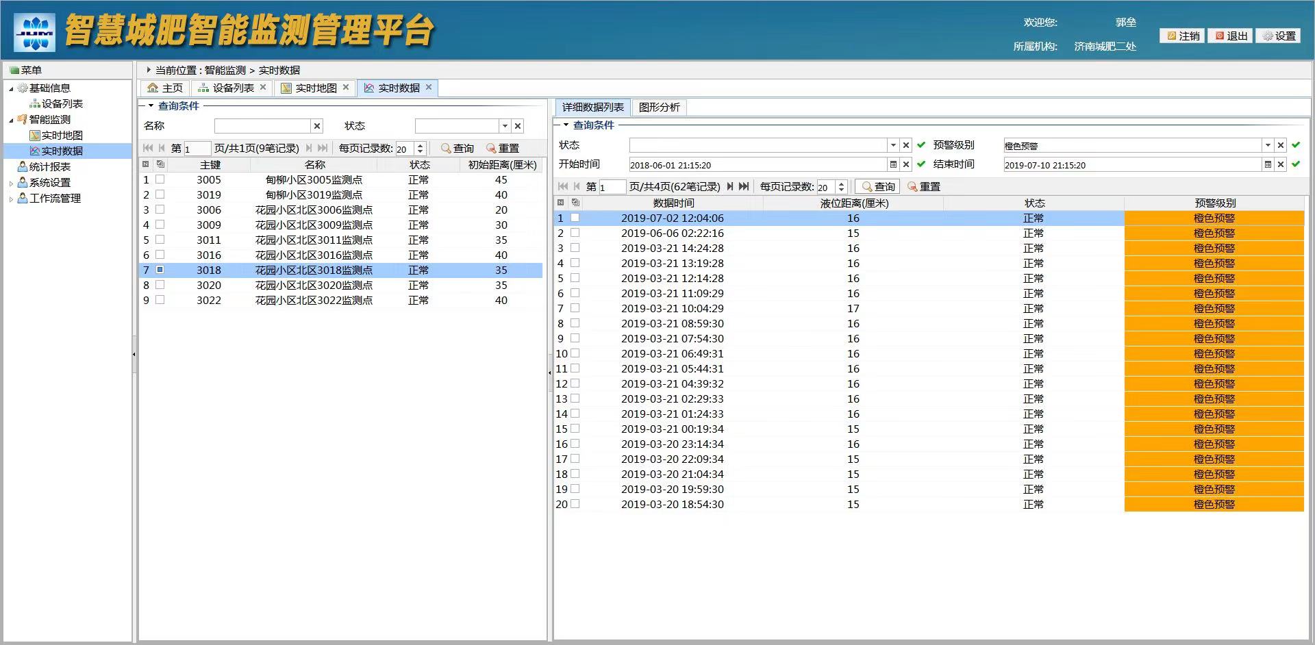 济南智慧井盖---济南智慧井盖智能报警系统平台软件开发